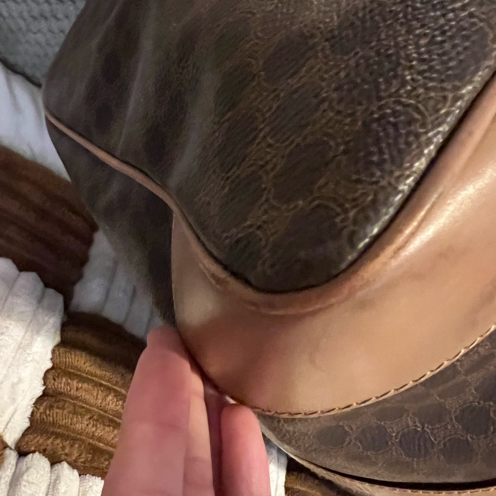 Celine Macadam Brown Travel Duffle in VGUC! - Picture 11 of 12